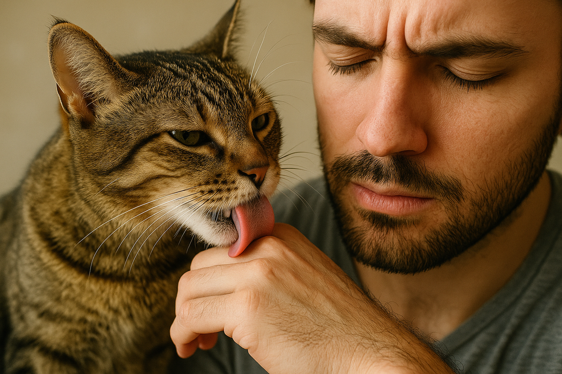 Pourquoi mon chat me lèche ? 7 raisons surprenantes