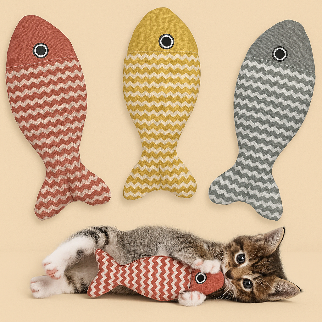 Jouet Interactif Pour Chat | Le Poisson